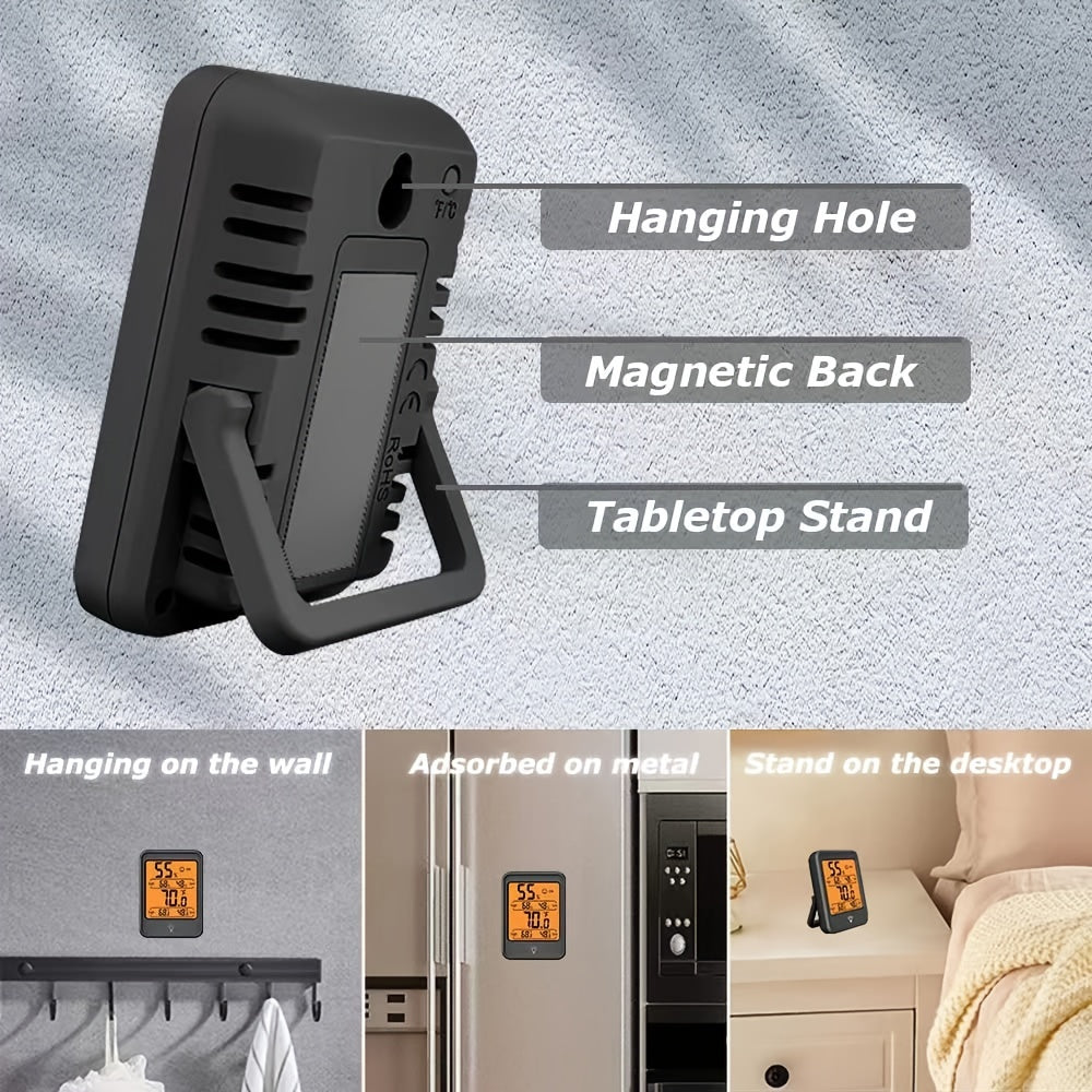 Digital Temperature Humidity Monitor Hygrometer with Backlight For Indoor