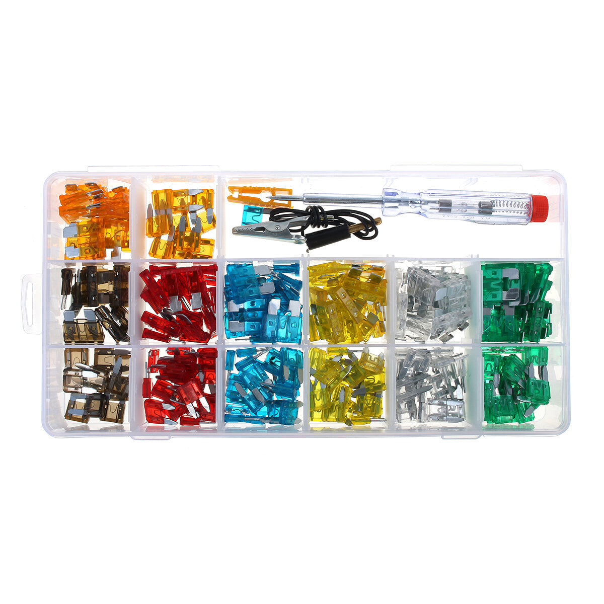 100/140/220/272/300PCS Fuses Assortment Kit Medium Small Fuse Kit Fuses Puller