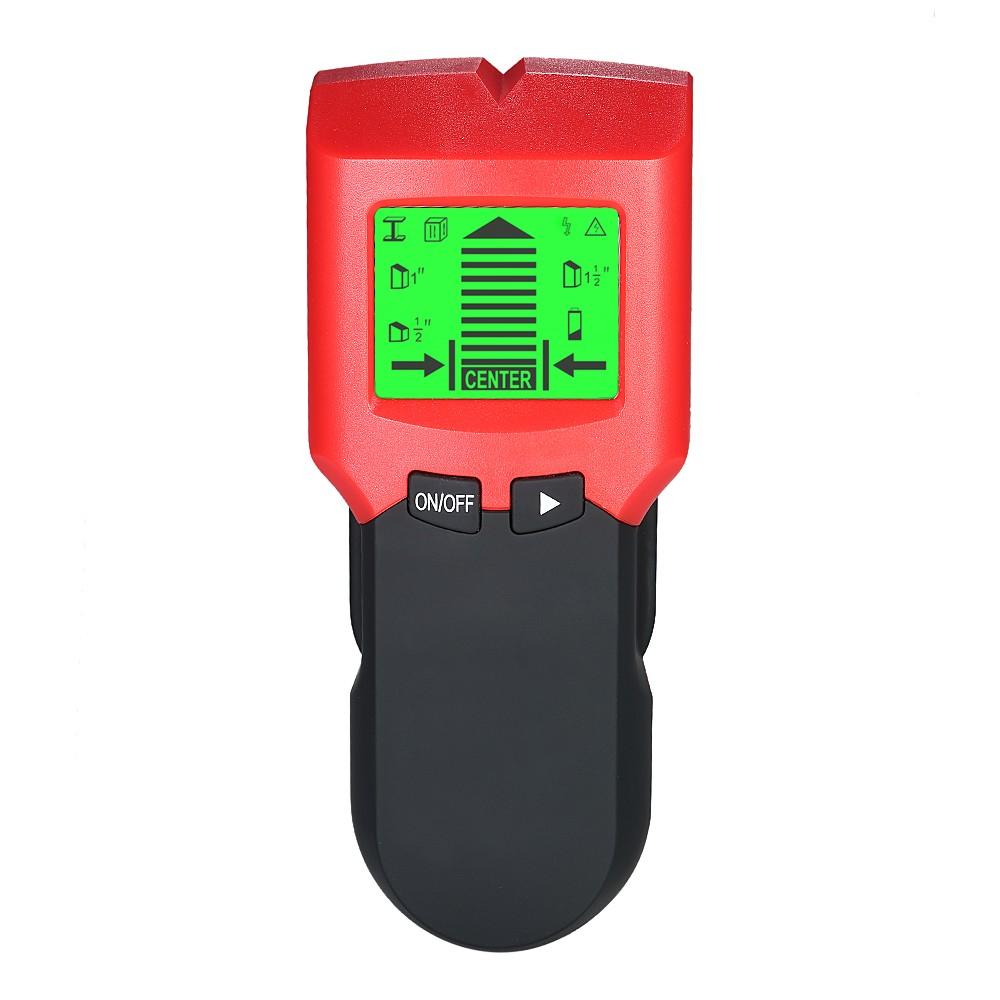 Stud Finder Wall Detector Wood Studs Center Metal and AC Cable Live Wire Scanner Warning Detection