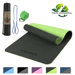 72x24IN Non-slip Yoga Mat TPE Eco Friendly Fitness Pilates Gymnastics Carrying Strap and Storage Bag