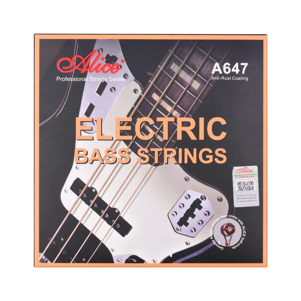 Electric Bass Strings Hexagonal Core Bronze Iron Alloy Winding for 4-String 22-24 Frets