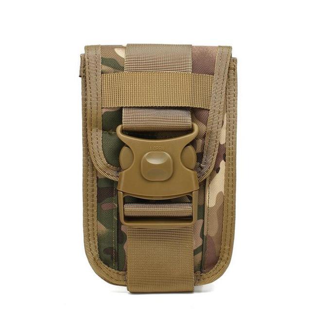 New Tactical Waist Pack Shockproof Double Phone Pouch Wallet Card Hand Bag Gun Accessory for Camping