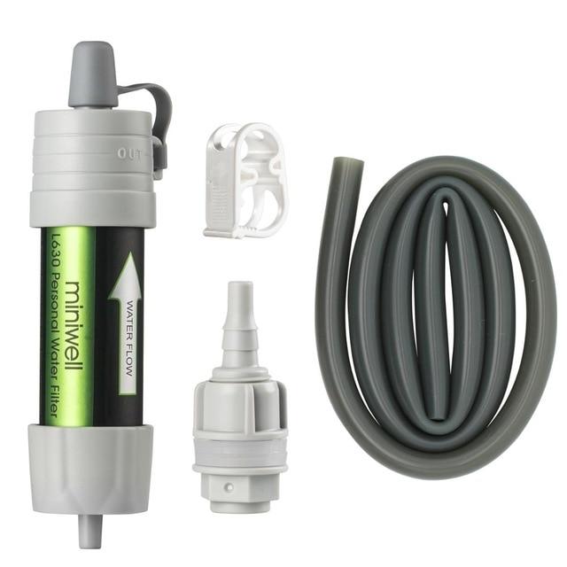 Miniwell Personal Camping Water Purification Filter Straw for Survival or Emergency Supplies