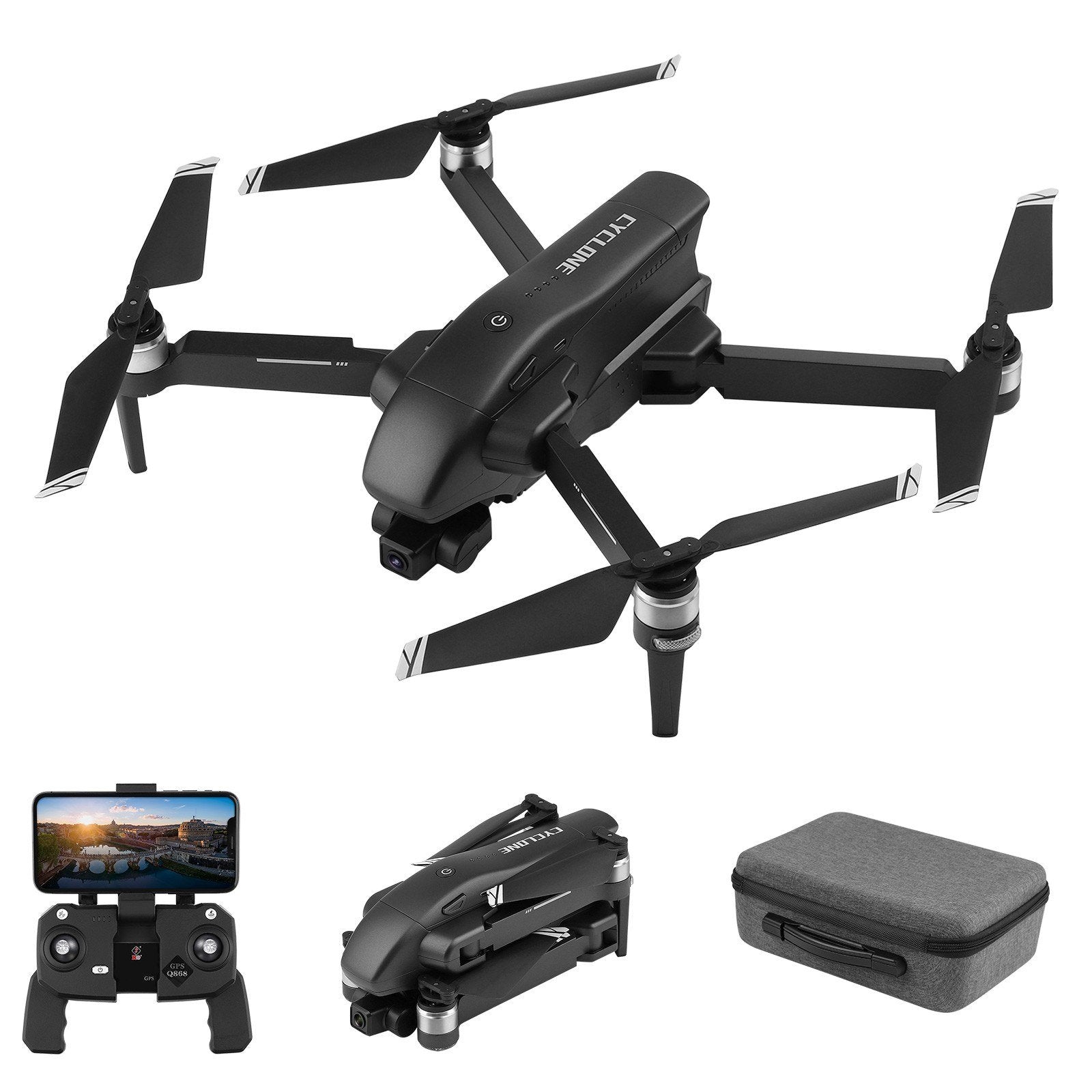 5G Wifi FPV GPS 4K Camera RC Drone with 2-axis Gimbal Brushless Motor Quadcopter