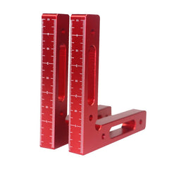 90 Degree Precise Clamping Square Scales Woodworking Machinist Positioning Right Angle Ruler Measure