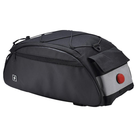 10L Bike Rack Bag Waterproof Cycling Rear Seat Cargo Trunk Pack Shoulder Carry