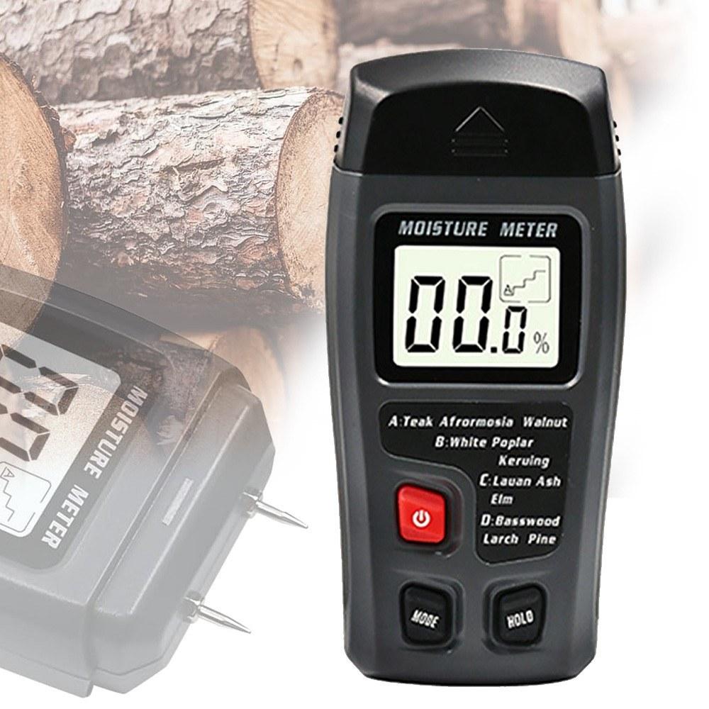 Wood Moisture Tester Meter Floor Carton Black Meter