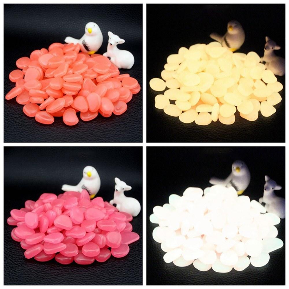 Luminous Pebbles Colorful Stones 50pcs/Bag