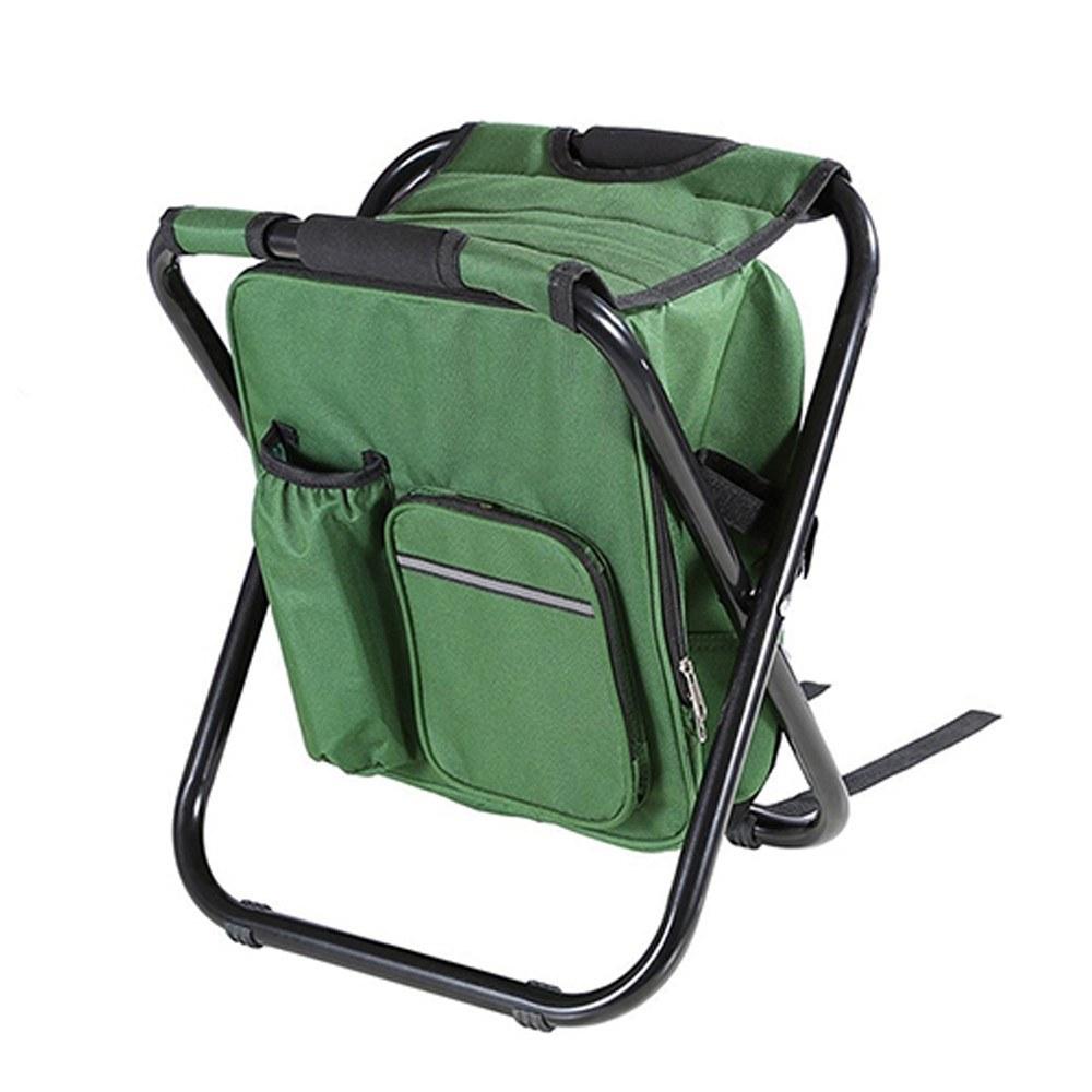 Outdoor Folding Stool Portable Backpack Chair