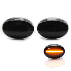 2pcs Dynamic LED Side Marker Turn Signal Light Fender Lights Replacement For BMW Mini Cooper