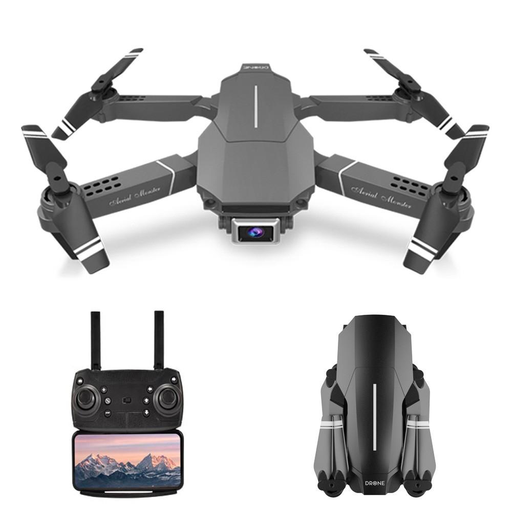 WiFi FPV 4K Drone RC Quadcopter Headless Mode Altitude Hold Gesture Photo Track Flight 3D Flip Folding