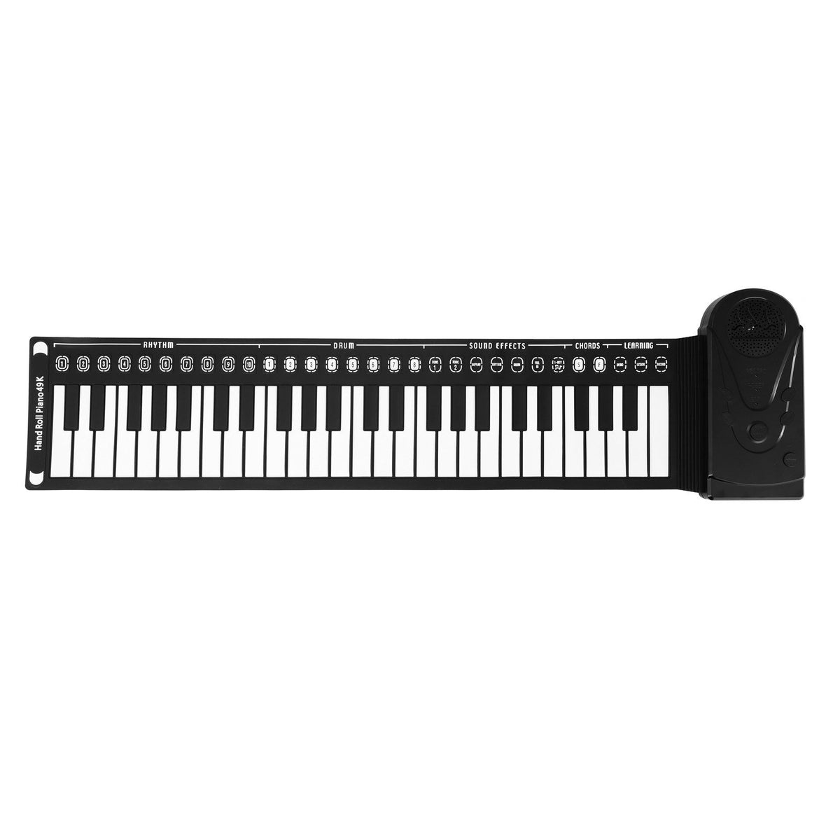 49 Keys Roll Up Piano Soft Flexible Silicone Foldable Electronic Keyboard for Children Student Musical Instrument