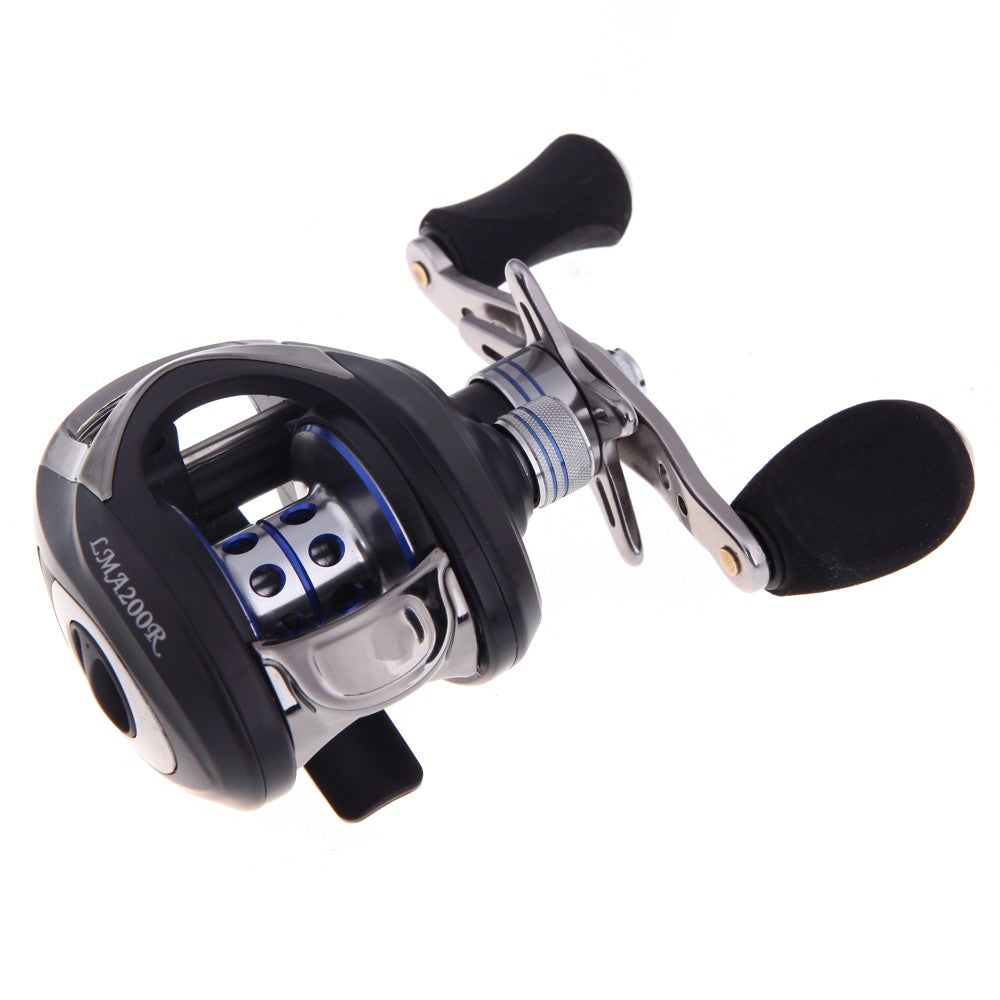 10+1BB Ball Bearings Left Hand Bait Casting Fishing Reel High Speed 6.3:1 Black