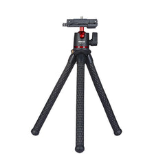 Flexible Octopus Tripod Stand 1/4 Inch Screw 2-in-1 Platform Design 360° Adjustment Ballhead