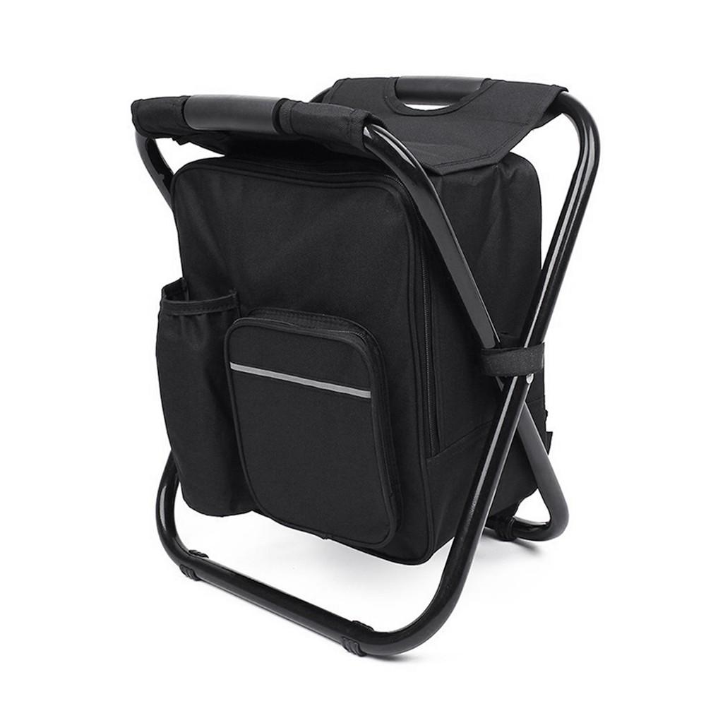 Outdoor Folding Stool Portable Backpack Chair