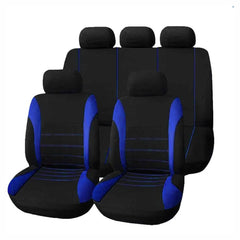 9pcs Universal Car Seat Cover Cloth Art Auto Interior Decoration