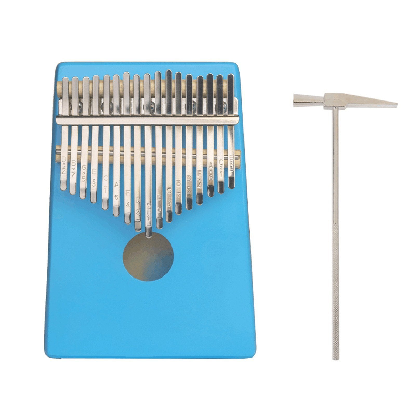 17 Keys C-Tune Thumb Piano Kalimba Portable Solid Wood Finger