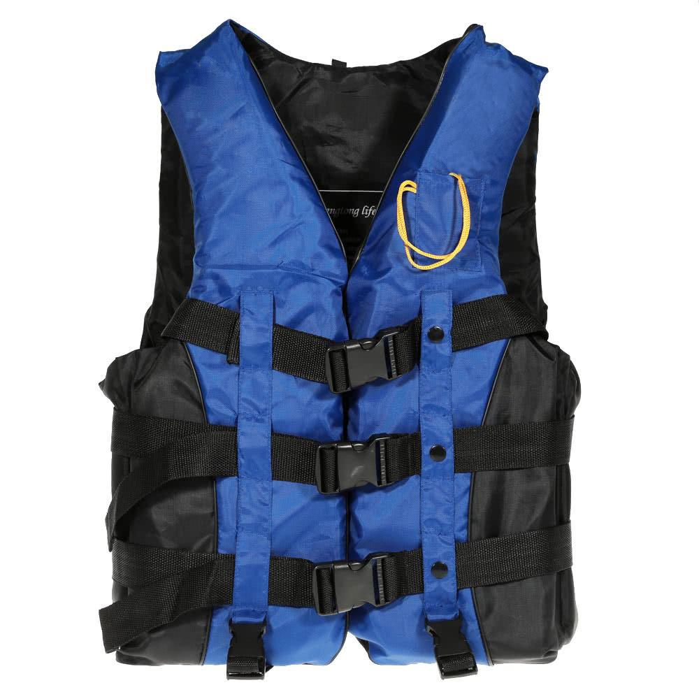 Adult Swimming Boating Drifting Safety Life Jacket Vest with Whistle L-2XL