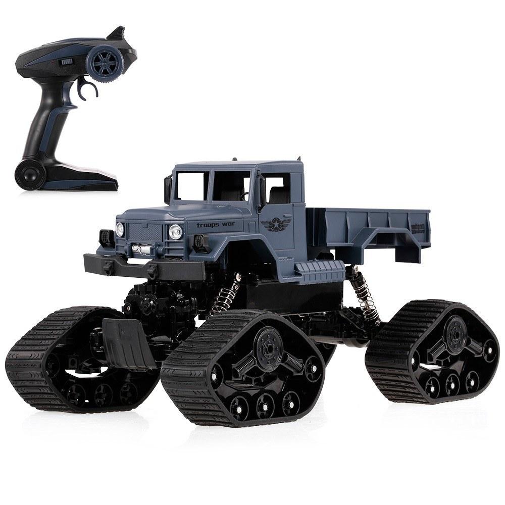 1/12 2.4G 4WD Off-road RTR RC Military Car Electric Snow Rock Crawler for Kids