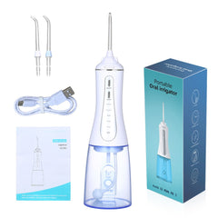 Portable Dental Oral Irrigator Rechargeable Cordless Powerful Water Flosser Teeth Cleaner Detachable
