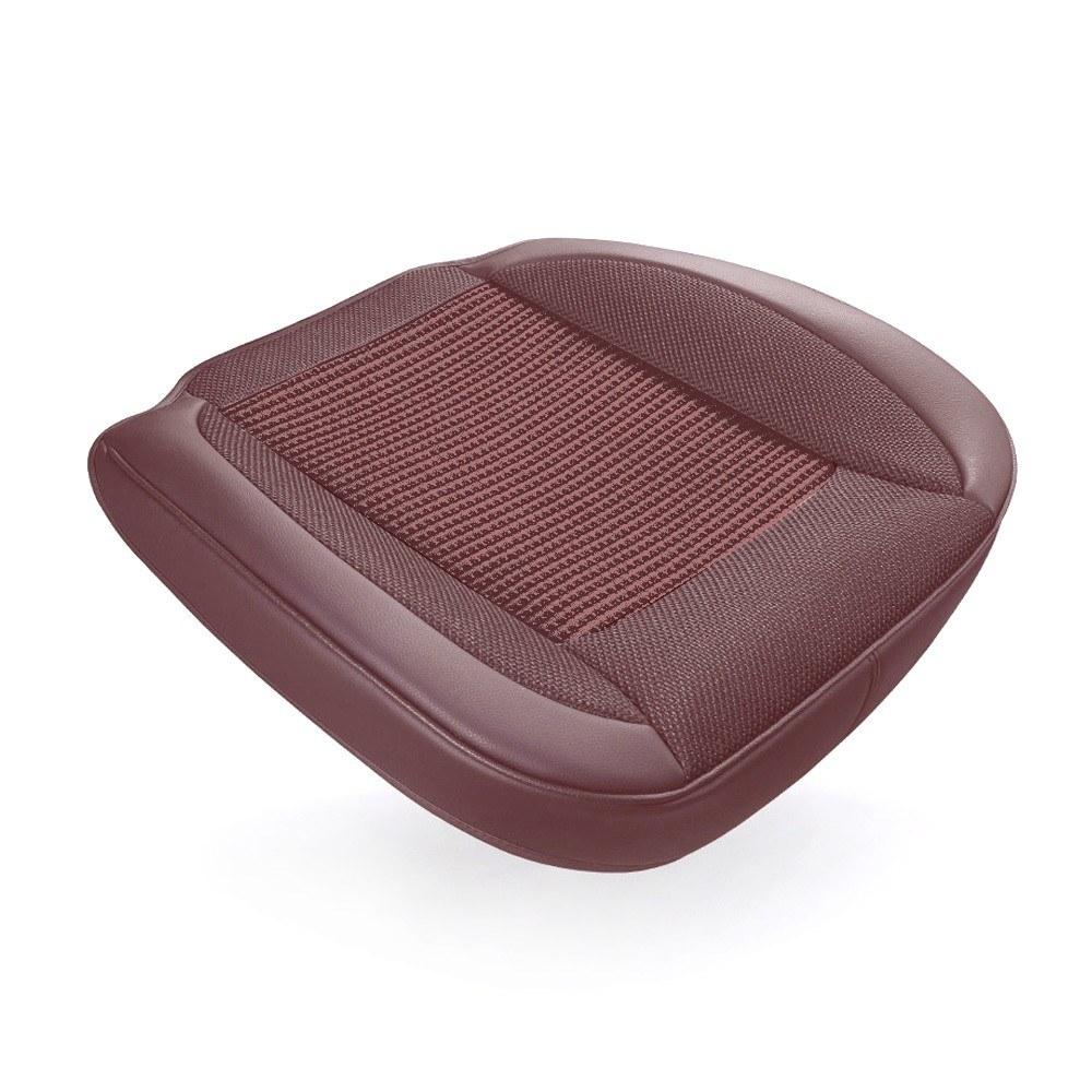 Car Seat Cushion Unique Ice Silk Fabric Pad Mesh Breathable Universal Comfortable Driver