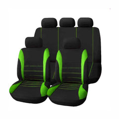 9pcs Universal Car Seat Cover Cloth Art Auto Interior Decoration