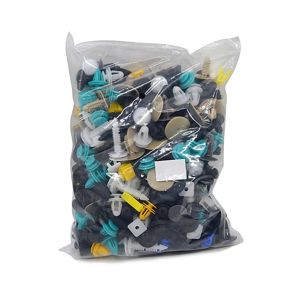 500PCs Universal Mixed Vehicle Bumper Clips Retainer Fastener Rivet with Car Removal Tool