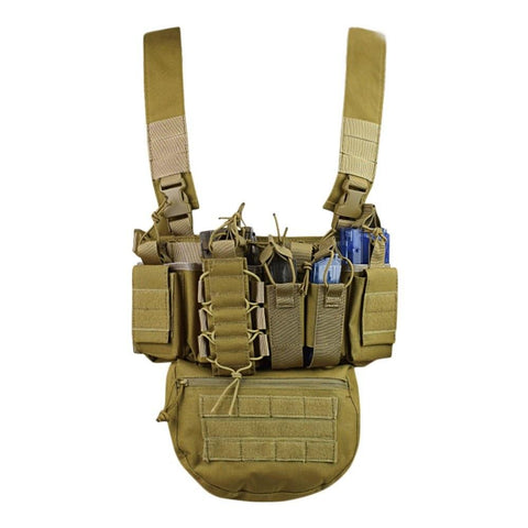 Running Exercise Weight Vest Multifunctional Outdoor Field CS Army Fan with Bag