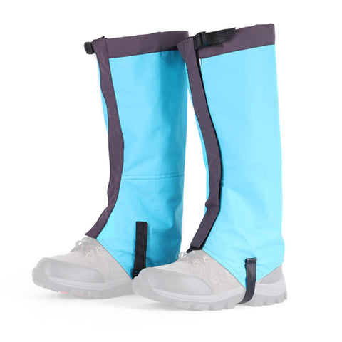 1 Pair Waterproof Leg Gaiters Women Men Boot Legging Gaiter Cover Leg Protection Guard for Skiing Hiking Climbing