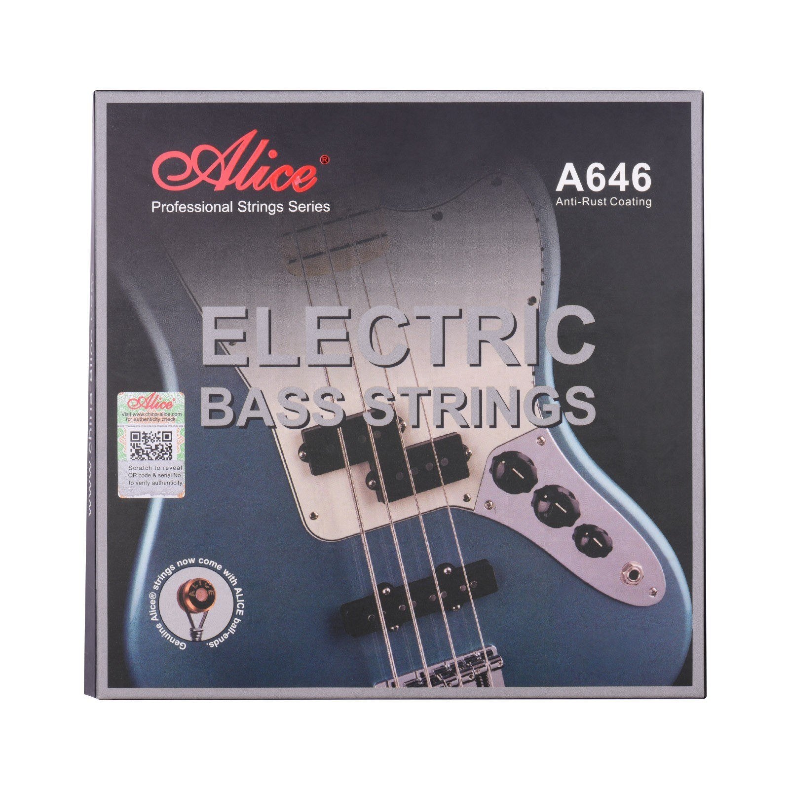 Electric Bass Strings Hexagonal Core Iron Alloy Winding for 4-String 22-24 Frets