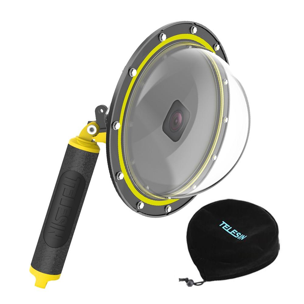6inch Dome Port Dive Case Underwater 30m with Floating Shank