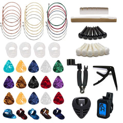 Guitar Repairing Kit Guitar Care Kit Maintenance Tool Set Guitar Accessories Guitar Parts Change Strings Tool Tone Sandhi Clip