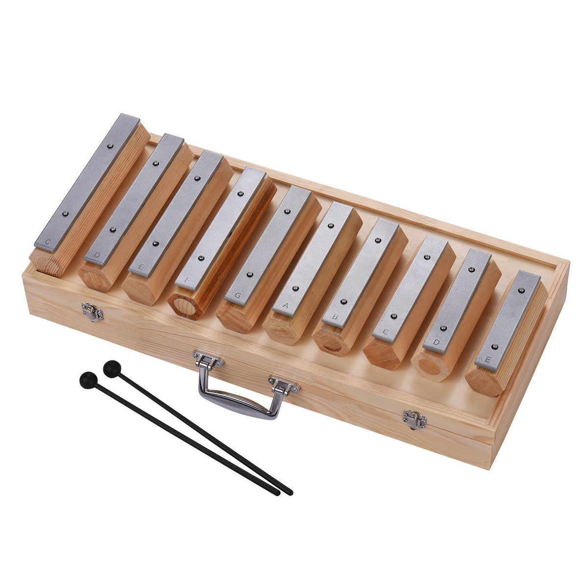 10 Notes Xylophone Glockenspiel Disconnect-type Design Percussion Instrument