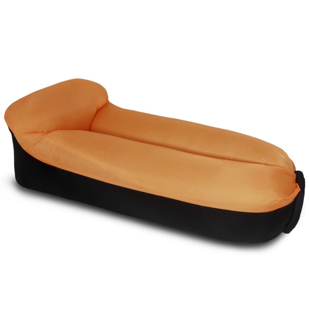 Inflatable Lounger Portable Air Beds Sleeping Sofa Couch for Travelling Camping Beach Backyard