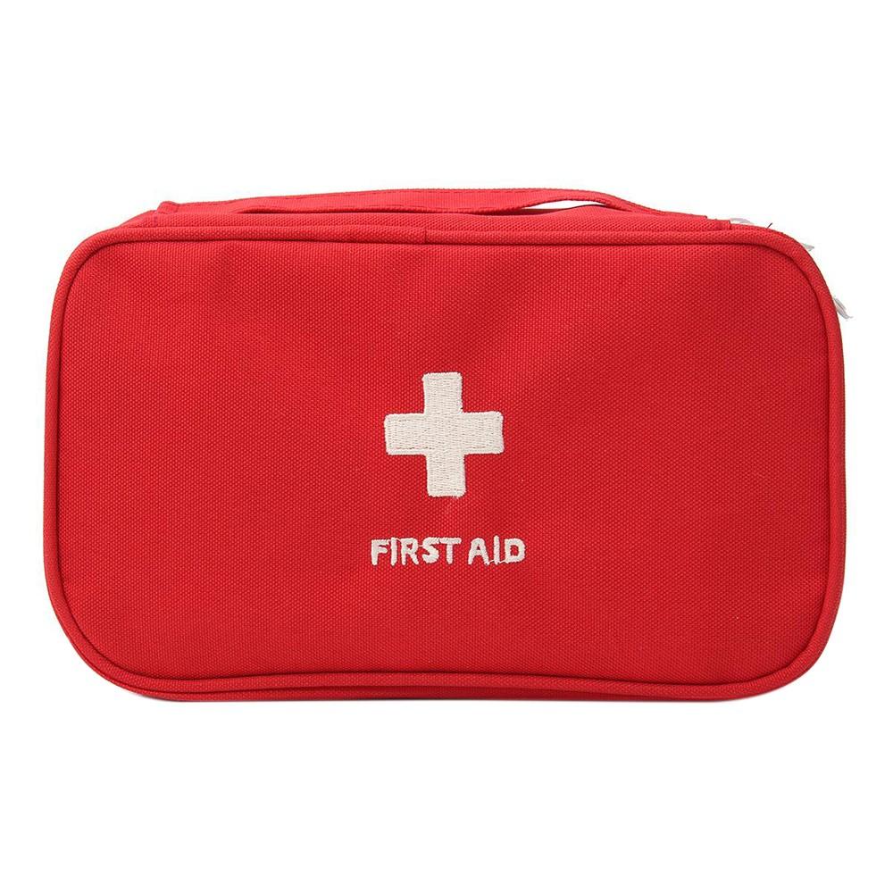 Portable First Aid Empty Kit Pouch Tote Small Responder Storage Bags Compact Emergency Survival Medicine Bag