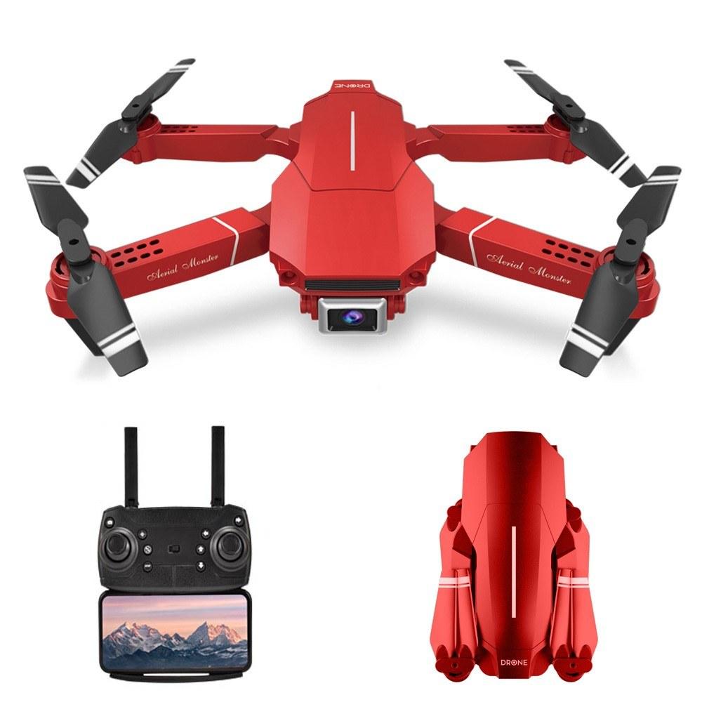 WiFi FPV 4K Drone RC Quadcopter Headless Mode Altitude Hold Gesture Photo Track Flight 3D Flip Folding