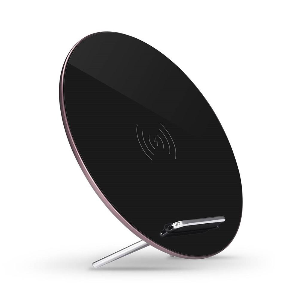 Qi Standard Wireless Charger Fast Wireless Charging Stand Holder Dual Coils