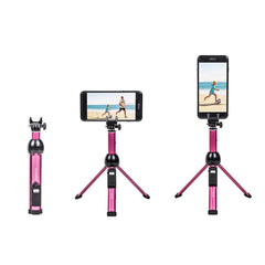 2 in 1 Portable Foldable Phone Selfie Stick Tripod