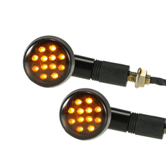 Motorcycle LED Turn Signal Light Universal for Harley Cafe Racer Pack 2