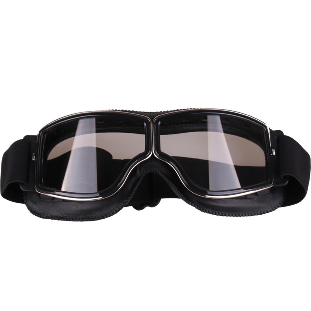 Retro Style Vintage Motorcycle Goggles Helmet Protective Eyewear for Outdoor Sports