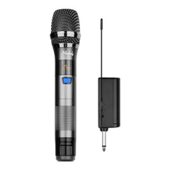 UHF Wireless Microphone System 1 TX and 1 RX Dark Grey