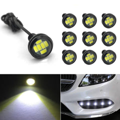 23mm Eagle Eye LED Bulb,DRL Light Ultra Thin Waterproof Turn Signal Fog Tail Pack10