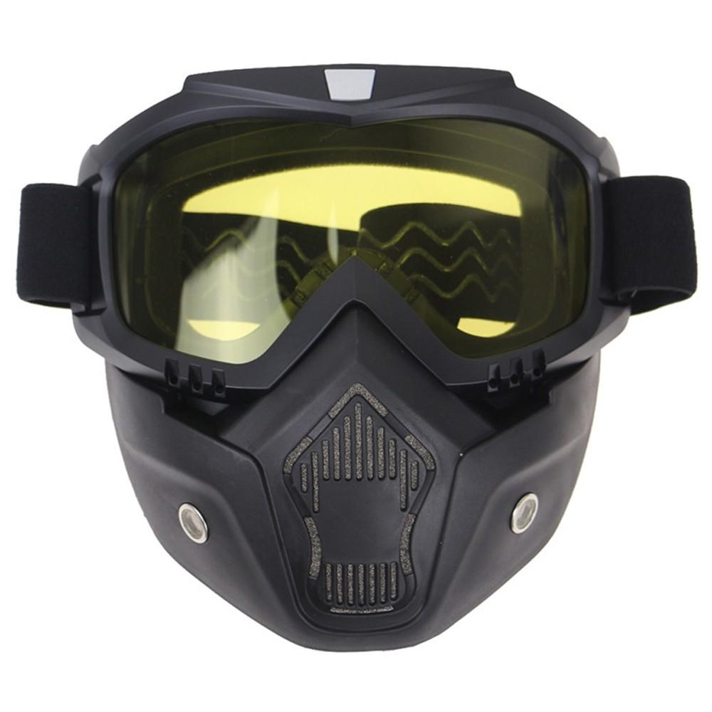 Motorcycle Helmet Glass Retro Half-helmet Mask Windproof Rode Moto Cross Helmets